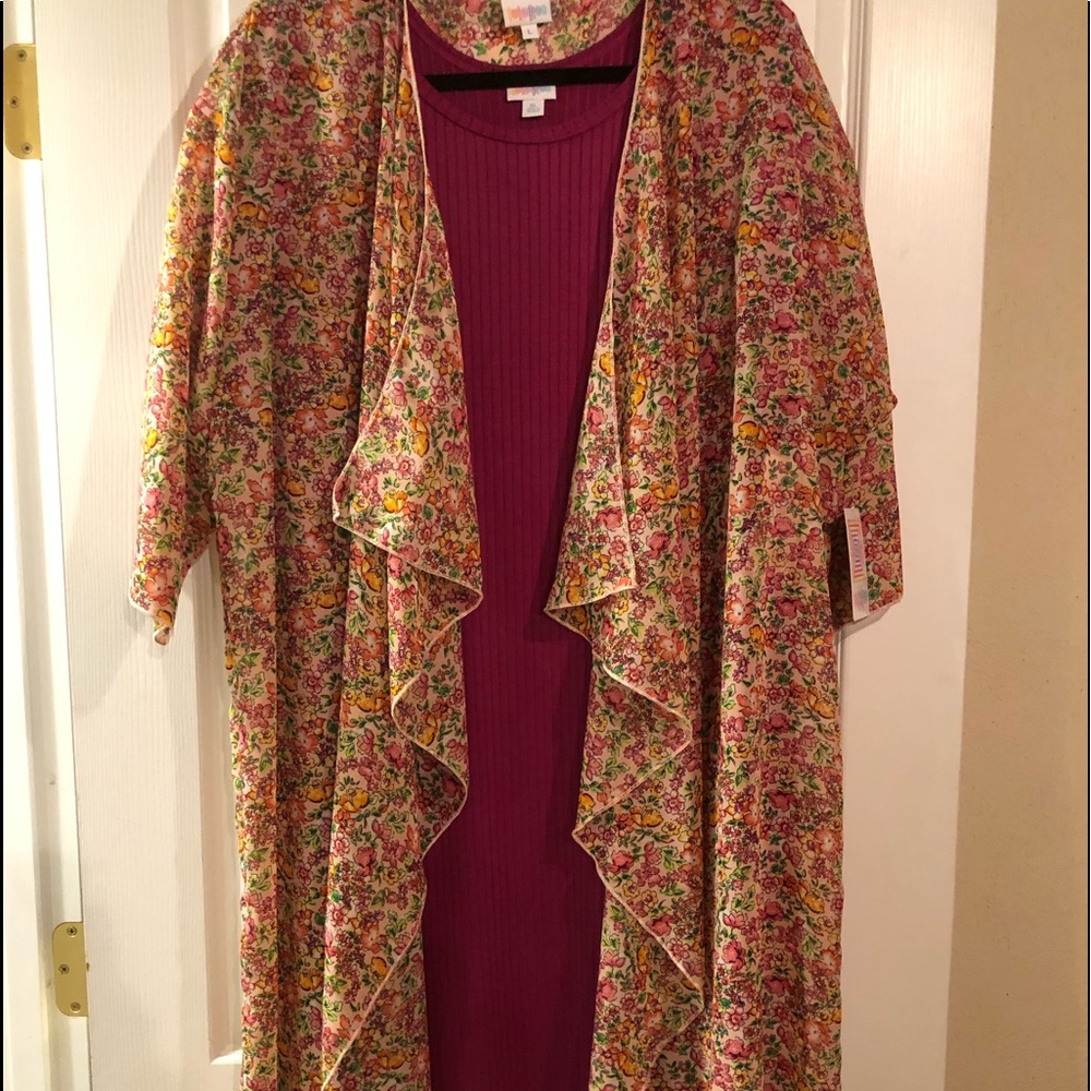 LuLaRoe XL Carly & L Shirley